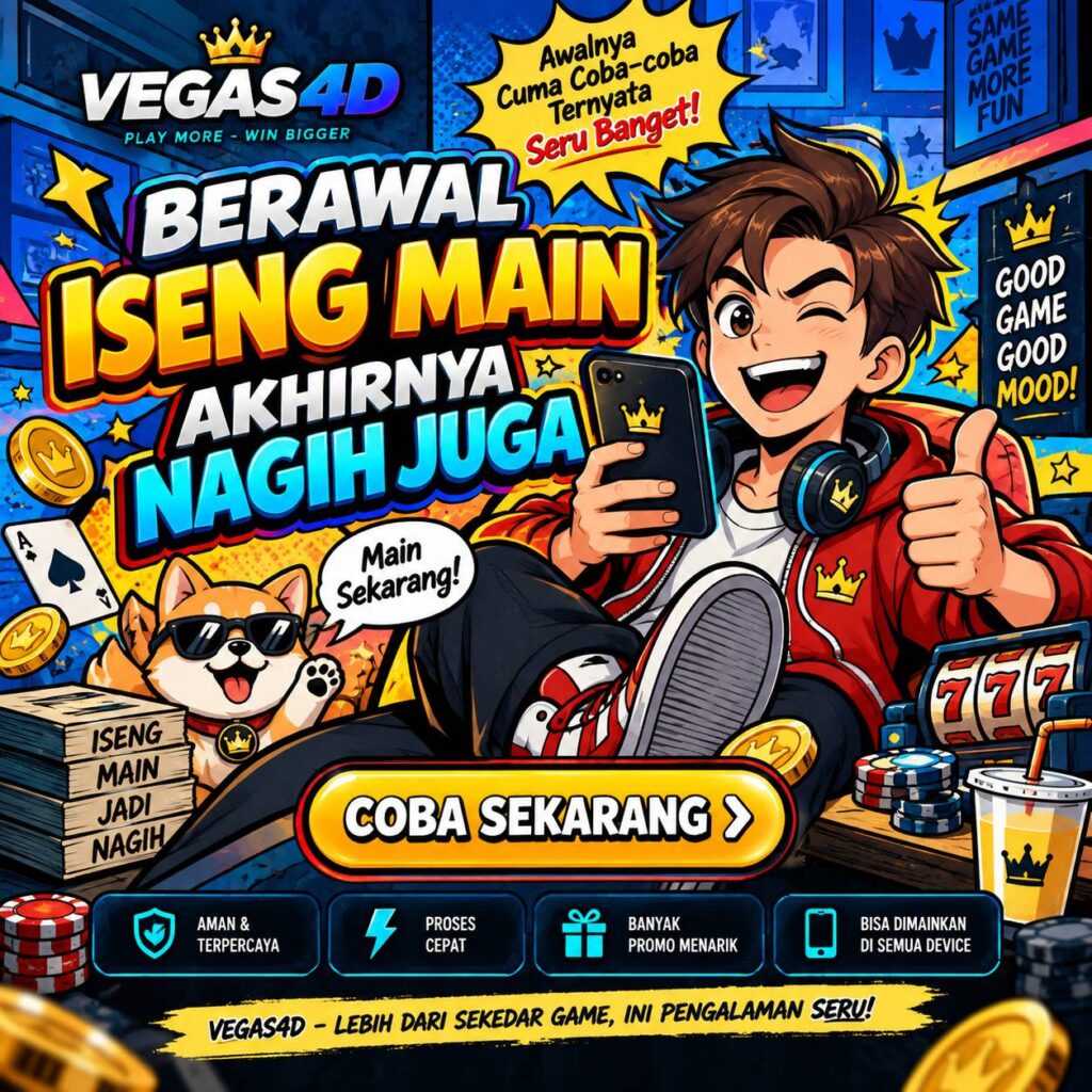 Bermain di Vegas4D dengan tampilan game dan pengguna smartphone